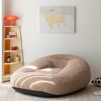 Sofá Cama Futón de Fabricante, Sofá Puff Comprimido al Vacío, Mueble Ovalado Minimalista de Gran Tamaño para Sala de Estar