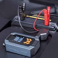 Pompe à air sans fil 12V Type-C pour voiture, démarreur d'urgence portable tout-en-un, gonfleur automatique de pneus de voiture