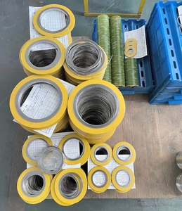 Guarnizione a Spirale con Anello Esterno Rivestito in Plastica, Riempimento in Grafite, Acciaio Inox 304, con Anello Interno ed Esterno ASME B16.20 - Product Image 4