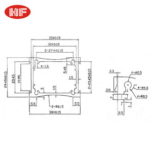 Boîtier électrique extrudé <span class=keywords><strong>de</strong></span> profilés en aluminium <span class=keywords><strong>de</strong></span> boîte <span class=keywords><strong>de</strong></span> <span class=keywords><strong>jonction</strong></span> <span class=keywords><strong>de</strong></span> fabricant professionnel - Product Image 5