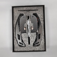 Palancas de Cambio Magnéticas de Fibra de Carbono para Mercedes Benz AMG W176 W205 W206 C300 W222 CLS63 GLE53