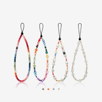 Acryl-Herz-Schmetterling-Perlen-Handykette mit Anhänger, Individuelle Handykette