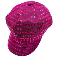 Chapeau à paillettes pour femmes, casquette scintillante