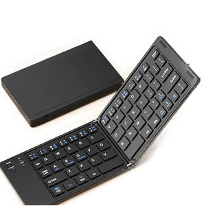 <span class=keywords><strong>Clavier</strong></span> portable sans fil pour ordinateur portable, tablette, téléphone, pavé tactile, <span class=keywords><strong>clavier</strong></span> pliable, claviers BT, en stock, échantillons gratuits - Product Image 1