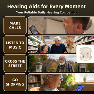 Flysound 60dB Gain Remote Fitting RIC OTC <strong>Hearing</strong> <strong>Aid</strong> Bluetooth Tinnitus Masking Medical Device For Mild To Severe <strong>Hearing</strong> Loss - Product Image 4