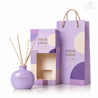 Coffret Cadeau Diffuseur de Parfum de Luxe Firdaus avec Bouteille en Verre, Huile Parfumée et Boîte d'Emballage – Collection Cadeau Parfum d'Ambiance OEM
