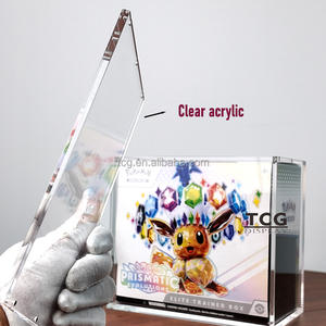 กล่องแสดงพิเศษโปเกมอนอะคริลิค TCG ป้องกันรังสียูวีและป้องกันการเกิดออกซิเดชันกล่องโค้ชชั้นยอดปกป้องได้ดีกว่า - Product Image 3