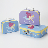 Boîte d'emballage de valise en carton de luxe de haute qualité personnalisée boîte-cadeau de valise en carton pour enfants et nouveaux nés