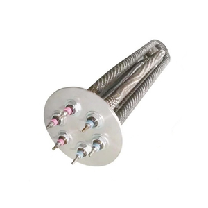 Calentador con brida tubular eléctrico de acero inoxidable de 220V y 400W con cable de calefacción de núcleo de alta precisión 1-800 1 año de garantía - Product Image 3