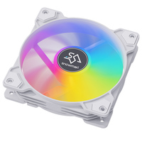 Ventilador de Refrigeración ARGB SNOWMAN XF120 con Adhesivo Personalizado, Ventilador de PC Negro con Disipador de Calor de Aluminio, Precio Bajo, en Stock