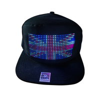 Cappellini da Baseball Luminosi alla Moda con Luce LED Integrata, Cartellone Pubblicitario Ambulante per Guida Notturna