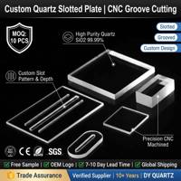 Plaque optique en saphir DY Quartz avec revêtement AR ITO anti-reflet, ultra-mince 0,1 mm, découpe CNC sur mesure, haute transmission, taille personnalisée
