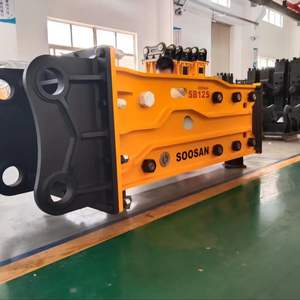SOOSAN SB125 Martillos hidráulicos Excavadora de tipo superior Accesorios a gran escala Garantía de 1 año Repuestos gratuitos que incluyen cincel - Product Image 1