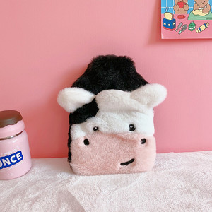 Bouteille d'eau chaude d'injection en <span class=keywords><strong>peluche</strong></span> dessin animé vache lapin dinosaure canard en forme d'animal hiver lit pieds main chaude en <span class=keywords><strong>peluche</strong></span> avec couverture en <span class=keywords><strong>peluche</strong></span> - Product Image 2