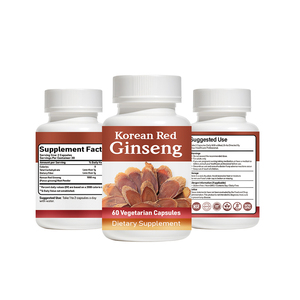 Cápsulas de Ginseng Rojo, Extracto para Energía, Inmunidad, Memoria, Apoyo Cognitivo, Vitalidad, Enfoque Cerebral, Fórmula de Suplemento Herbal OEM ODM - Product Image 3