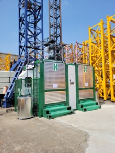 安全施工电梯，带电机，可载人员和物料，2吨负载，800米高度，符合国际标准 - Product Image 4