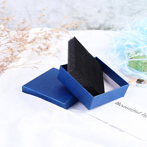 Custom Made Custom Velvet Touch Paper Jewelry Bracelet Box with Ribbon Tie and Custom Logo for Wedding Packaging - Product Image 5