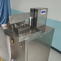 Goede Kwaliteit Tender Kokosnoot Half Snijmachine Voor Fruitdrank Winkel Automatische Kokosnoot Splitsmachine