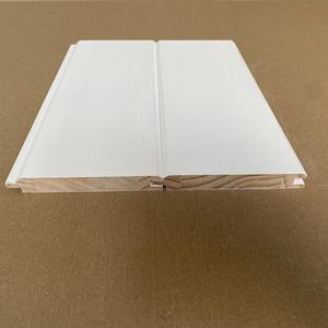 Decorative Modern Vietnam White Primed FJ Pine Wood Wall Panel Tongue and Groove Wood T&G for <b>Ceiling</b> - Product Image 3