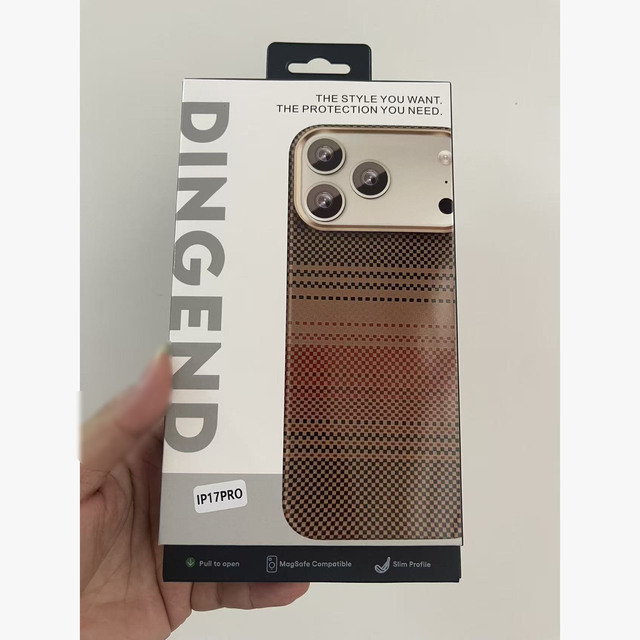 For iPhone 17 Pro Max Ultra Thin Luxury Custom Design Protective Magnetic Phone Case