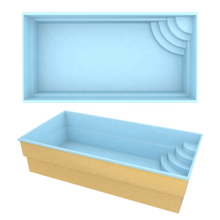Customized Fiberglass Inground Swimming Pool Outdoor, Swimming Pool ...