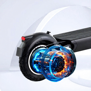 HEZZO F5 Trottinette électrique pliable en alliage de magnésium étanche 48V 800W*2 Moteurs sans balais 18Ah Autonomie 50-60km Contrôle numérique par application - Product Image 2