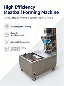 Ligne de production de machine à fabriquer des boulettes de viande et des boulettes de poisson, mini-machine à boulettes de bœuf et de poisson Chaoshan pour les commerces alimentaires - Product Image 3