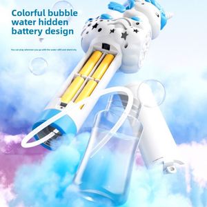 Caballo Arcoíris, Máquina de Burbujas Eléctrica Automática de Plástico, Juguete de Burbujas con Luz para Niños, Diversión al Aire Libre con Material ABS - Product Image 4