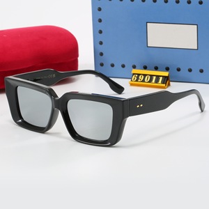 <span class=keywords><strong>Gafas</strong></span> de Sol Cuadradas Pequeñas Retro Unisex UV400 con Marco de PC, <span class=keywords><strong>Gafas</strong></span> de Sol Clásicas para Viajes al Aire Libre, Conducir, Uso Diario, Dropshipping - Product Image 2