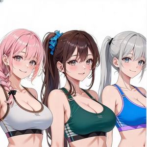 สติกเกอร์ตัวละครอนิเมะสาวน่ารักเซ็กซี่แบบ 3 มิติ ลายนามิ แบบพลิกได้ 3 ด้าน กันน้ำ เป็นมิตรกับสิ่งแวดล้อม ตัดจากกระดาษ สำหรับตกแต่งรถยนต์และแล็ปท็อป - Product Image 3
