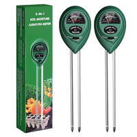 PH-mètre de sol personnalisable et testeur de lumière d'humidité outil de fleur de plante de jardin avec analyseur pour détecteur de test pris en charge par OEM