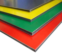 Panneau ACM Aluminium Composite 3D ACP 2mm 6mm Mat Blanc Gris Noir Imprimable