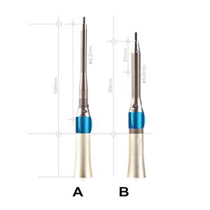 Стоматологический диагональный пневматический наконечник с внешним распылителем, съемной водяной трубкой и изогнутым изгибом для остеотомии - Product Image 5