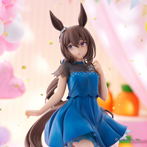 Vente en gros - Figurine d'anime officielle UmaMusume <span class=keywords><strong>Pretty</strong></span> <span class=keywords><strong>Derby</strong></span> Admire Vega Trio Try IT Dress Ver PVC - Collection originale en boîte - Product Image 1