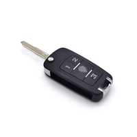 Clé de voiture à 4 boutons avec télécommande universelle sans fil d'Amérique du Sud avec rabat pour voitures Chevrolet