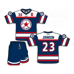 폴리 에스터 하키 바지 커버 맞춤형 자수 로고 하키 바지 쉘 하키 저지 - Product Image 2