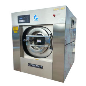 Laveuse-essoreuse industrielle électrique entièrement automatique Sunflower 30 kg en acier inoxydable, processus de nettoyage à l'eau chaude haute performance - Product Image 1