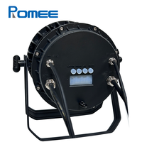 Projecteur LED PAR étanche IP65 18*18W RGBWA + UV 6-en-1 avec effet stroboscopique intégré pour mariages, concerts, événements et scènes en extérieur
