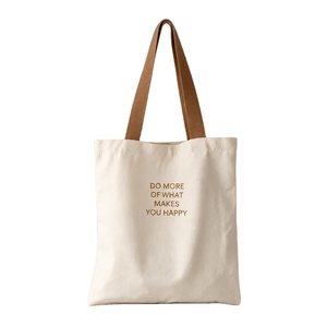 Custom <b>Canvas</b> Tote Bag Inspirational Quote Print Reusable Shopping Bag for Women Daily Grocery <b>Beach</b> Bag Wholesale - Product Image 1