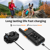 Wasserdichtes Hunde-Trainings- und Verhaltensgerät 2600ft Smart Fernbedienung Anti-Bell Hundetrainingshalsband mit LED-Licht