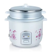 Appareils de cuisine de petite taille 1,0 L/1,2 L/1,8 L/2,2 L, casserole en aluminium antiadhésive, appareils de cuisine de petite taille, cuiseur à riz cylindrique avec cuiseur vapeur