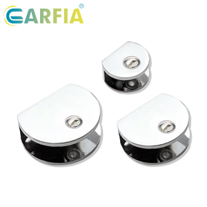 <span class=keywords><strong>Garfia</strong></span> - Clip de Vidrio Semicircular de 8 mm, Clip de Vidrio de Aleación de Zinc, Redondo, Ajustable y Duradero - Product Image 4