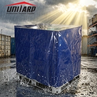 Housse de protection pour réservoir IBC extérieur en PVC de haute qualité 0,4 mm 0,5 mm 48" X 40" X 46"
