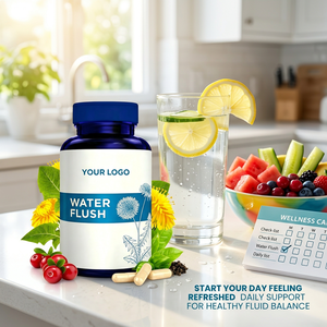 Détox Beauté <span class=keywords><strong>Diurétique</strong></span> Anti-ballonnements Amélioration de la Densité Osseuse Thé <span class=keywords><strong>Vert</strong></span> Feuille de Pissenlit Poudre de Canneberge Chlorure de Potassium Capsules 50 - Product Image 2