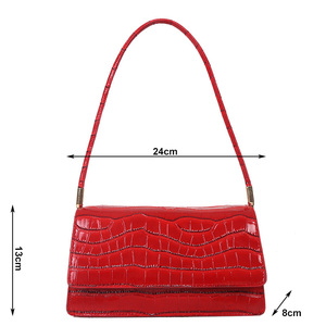 Bolso de Lujo para Mujer en Colores Sólidos, Mini Bolso Clásico con Cadena, Bolso de Mano de Cuero Puro para Mujer - Product Image 2