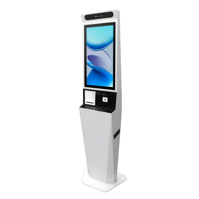 Vertical Intelligent Self-Service POS Cash Register Ordering Machine Android 12 OS 21.5-inch Display 1920x1080 Resolution 8GB
