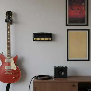 Boîte de rangement pour clés en forme de <span class=keywords><strong>guitare</strong></span> rock, porte-clés vintage, <span class=keywords><strong>amplificateur</strong></span> JCM800, cadeau, emballage personnalisé avec logo, OEM - Product Image 2