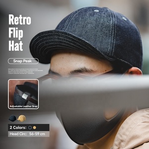 Cappello da Baseball Vintage in Denim da Uomo Maden, con Visiera Corta, Stile Streetwear e Workwear, Lavato, Tendenza Autunnale 2026 - Product Image 3