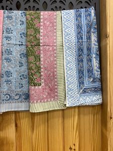 Sarong 100% Algodón Hecho a Mano en India, Juego de 3 Piezas, Bufanda Boho, Ropa de Playa Floral, Secado Rápido, Transpirable, Talla Grande - Product Image 3