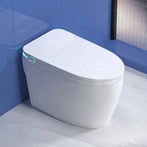 One Piece Commode Smart Bidet Toilet Bathroom Ceramic Floor Mounted Modern Large Water Tank Double Pump Intelligent Toilet